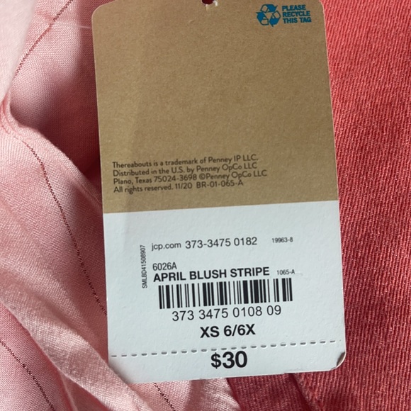 Thereabouts NWT Girls 6X Skinny Adjustable Waist Jeggings & Long Sleeve Blouse - Picture 15 of 16